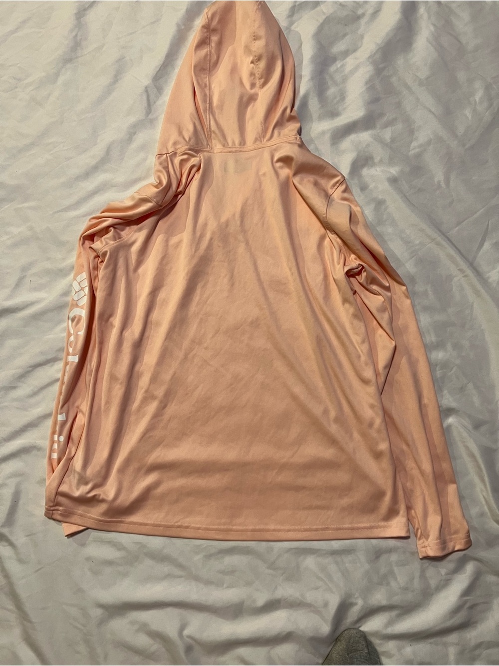 Columbia Peach Hooded Long-Sleeve Pullover - Picture 7 of 7